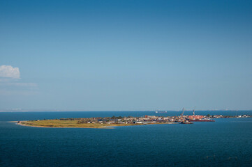 sea and blue sky