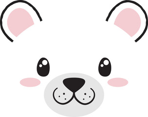 Cute Bear Face