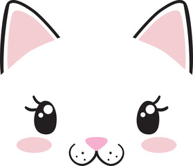 Cute Cat Face