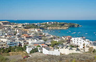 Fototapeta na wymiar Agia Pelagia panorama, Crete, Greece