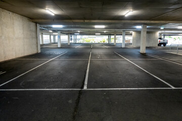Vacant Shopping Center Car Parks
