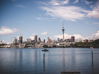 Fototapeta na wymiar Panoramic view of Auckland, New Zealand