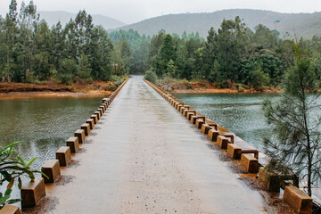 The virgin nature of New Caledonia with its beautiful landscapes