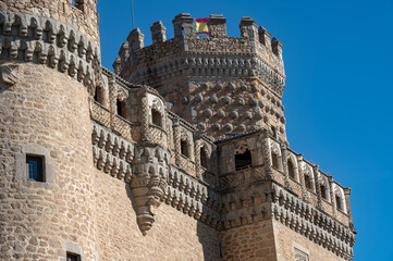 New Castle of the Mendoza, The fortress-palace of the county of Real de Manzanares