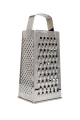 stainless steel grater isolated on white background