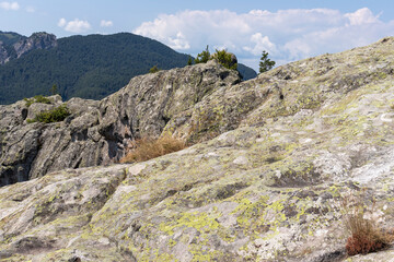 Fototapeta na wymiar Rhodope Mountains near Ancient sanctuary Belintash, Bulgaria