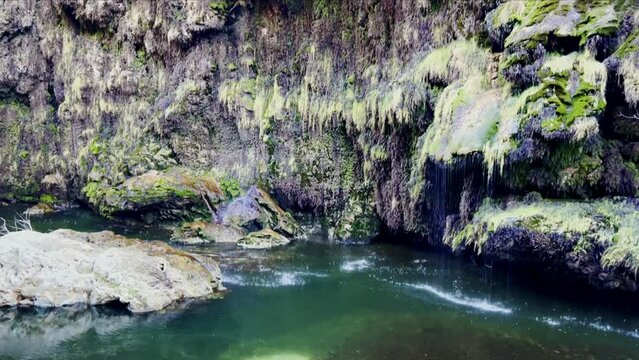 Sa Stiddiosa waterfall, immersed in the narrow Flumendosa valley, Seulo, Cagliari - Sardinia