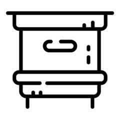 Beehive Flat Icon Isolated On White Background