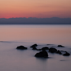 Obraz premium sunset over the sea