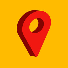 3D location icon