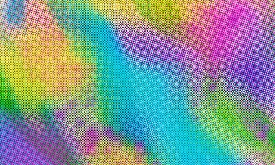 
Blurred Abstract Holographic gradient blended rainbow colors with  enhanced half tone, digital soft noise and grain textures for trending Lo-Fi background pattern - 485008889