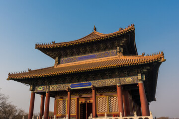 Fototapeta premium Amazing view of the Forbidden City of Beijing, China