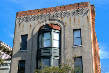 Colorful Homes of downtown Savannah, Georgia