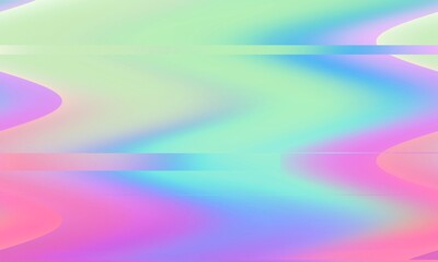 
Blurred Abstract Holographic gradient blended rainbow colors with  enhanced half tone, digital soft noise and grain textures for trending Lo-Fi background pattern