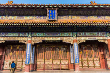 Fototapeta na wymiar Amazing view of the Forbidden City of Beijing, China