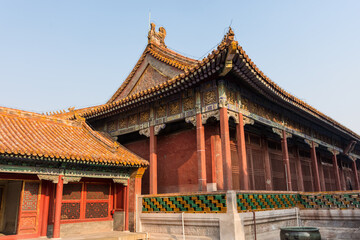 Fototapeta premium Amazing view of the Forbidden City of Beijing, China