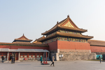 Obraz premium Amazing view of the Forbidden City of Beijing, China