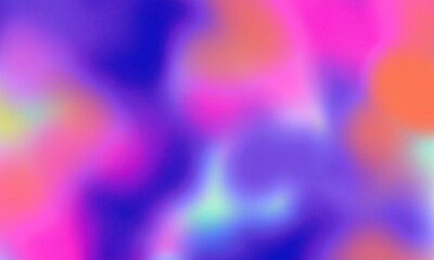 
Blurred Abstract Holographic gradient blended rainbow colors with  enhanced half tone, digital soft noise and grain textures for trending Lo-Fi background pattern