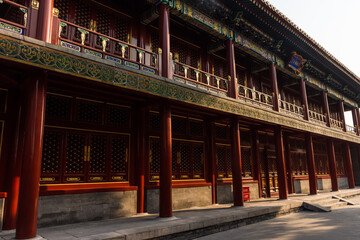 Amazing view of the Forbidden City of Beijing, China