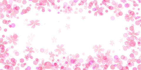 桜　フレーム　和柄　背景
