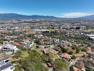 Aerial View of  Escazu, San Jose, Costa Rica