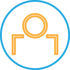 People icon sign symbol design