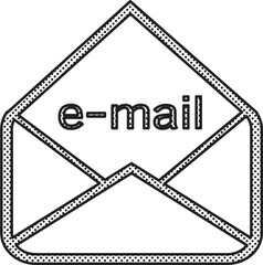 Obraz premium Email and mail icon sign symbol design