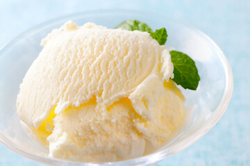 バニラアイスクリーム　Vanilla ice cream