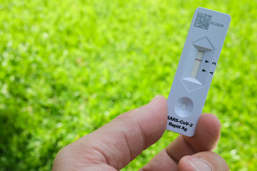 Negative result on a Covid19 Rapid Antigen Test commonly called a RAT Test.