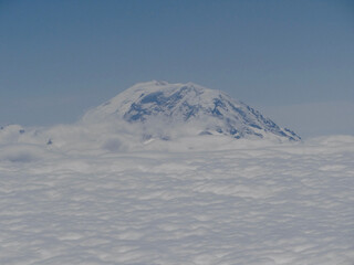 Mt. Rainier above the clouds