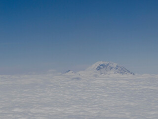 Mt. Rainier above the clouds