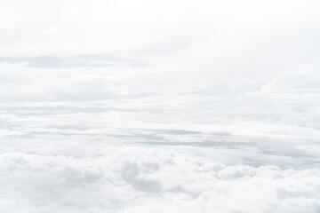 Blue sky and white clouds on a sunny day