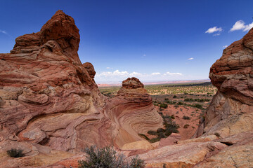Fototapeta premium Rock Formations in Coyote Buttes, Utah