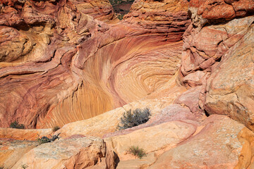 Rock Formations in Coyote Buttes, Utah