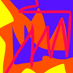Colorful art background vector modern design