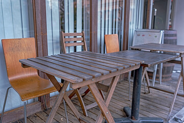 東京都渋谷区原宿にあるカフェのテラス席