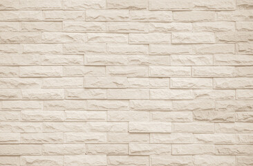 Cream and white brick wall texture background. 