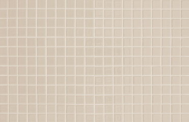 Beige ceramic wall and floor tiles mosaic abstract background. Design wallpaper texture decoration...