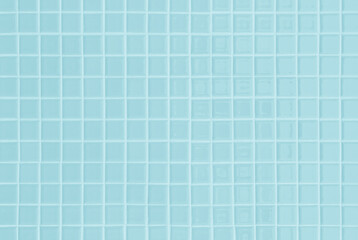 Blue pastel ceramic wall and floor tiles mosaic abstract background. Design geometric wallpaper texture decoration bedroom. 