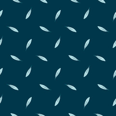 Feathers seamless pattern. Background feather of bird.
