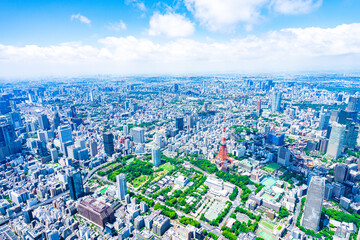 東京タワー・空撮写真