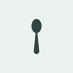 Spoon vector icon illustration sign