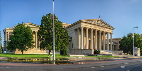 Naklejka premium Hungarian art museum in Budapest, Hungary