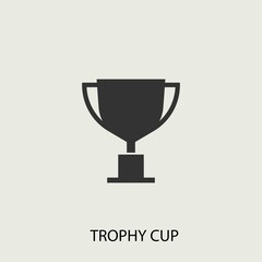 Trophy_cup vector icon illustration sign