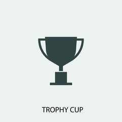 Trophy_cup vector icon illustration sign