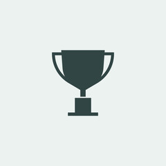 Trophy_cup vector icon illustration sign