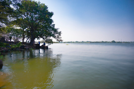 Serene lake front