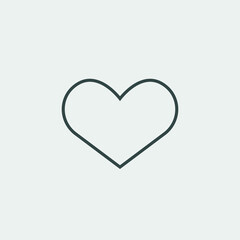 Love vector icon illustration sign 