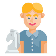 chess flat icon