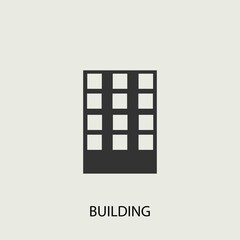 Building vector icon illustration sign